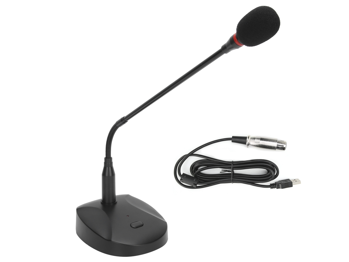 Microfone USB de mesa para conferências, alta sensibilidade CHABERLU