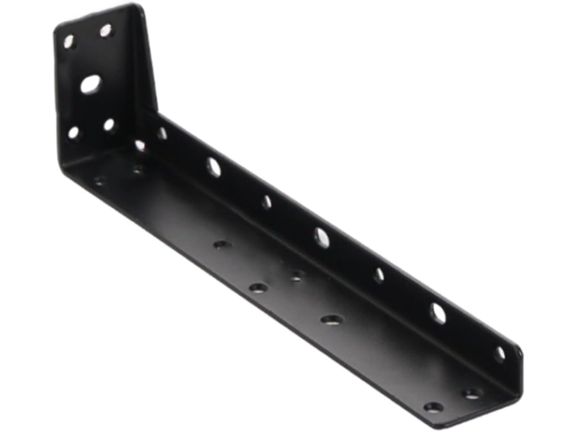 Suporte De Parede Reforçado Com Estrutura Aço Para Armários, Mesas E Prateleiras Suspensas, Design Com Múltiplos Furos