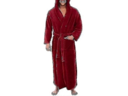Roupa De Banho Masculina Confortável De Poliéster Com Bolsos E Cinta Interna Para Inverno, Outono E Primavera Vermelho
