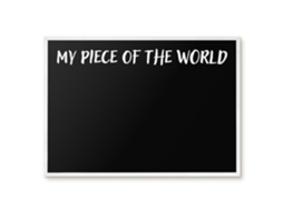 Magnetic Wall Board My Piece Of The World For The Office Espelharte (70x50 Cm)