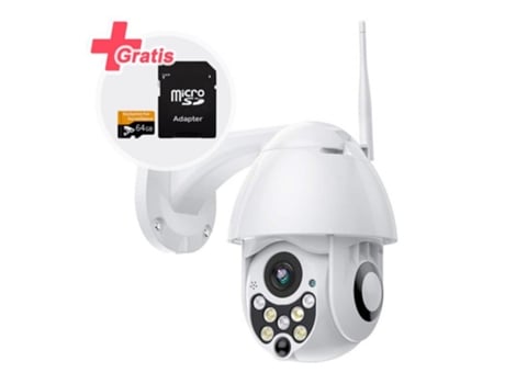 Câmera De Vigilância Sem Fio Para Exterior Com Detecção De Movimento Digicam Mormark (gratuito 64 Gb Micro Sd Adapter)