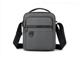 (cinza) Bolsa Transversal Masculina Simples E Elegante, Bolsa De Ombro