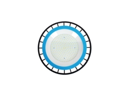 Luminária LED industrial ''OVNI'' 150W para alturas de 5/6 metros.