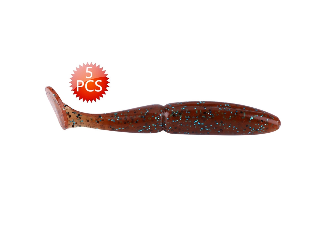 Isca Artificial Mini Peixe Heng Jia 10,5 Cm 9,7 G 5 Un Marrom Eioororriy