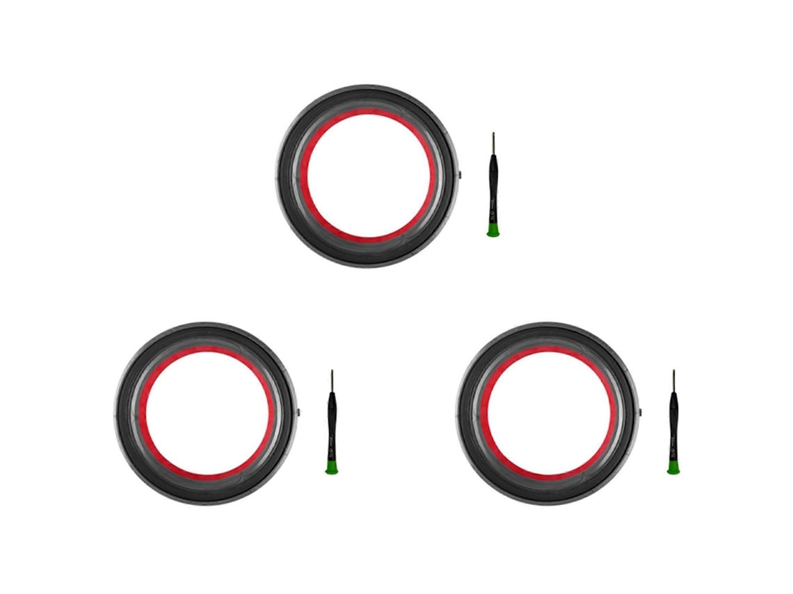 3x For V12 V10 Slim Dust Bin Top Fixed Sealing Ring Replacement Dust Bucket Filter Cleaner Garbage Box