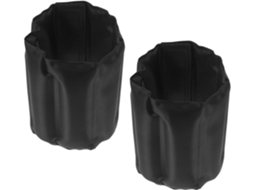 Conjunto De 2 Capas Isolantes Pretas E Macias Para Garrafas De Vinho E Cerveja, Capas Refrescantes A Gokoco