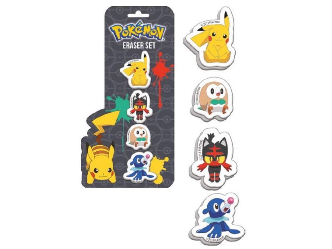 Borrachas POKEMON (Multicolor)
