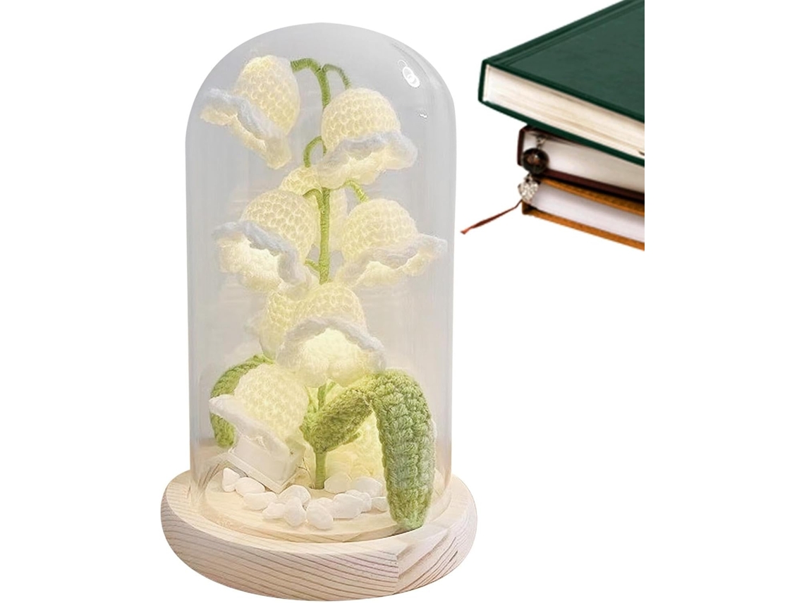 Luminária De Mesa Lily Para Quarto Da Dall-light Em Vidro