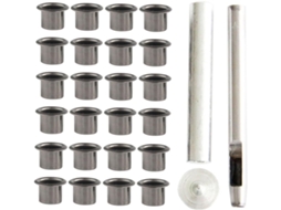 Ferramenta Para Ilhós Em Artesanato Couro, Diy Com Kit De Instalação