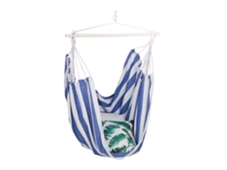 Relaxdays Cadeira Suspensa Em Algodão, Baloiço De Teto Interior/exterior, 150 Kg, Para Crianças E Adultos, Várias Cores