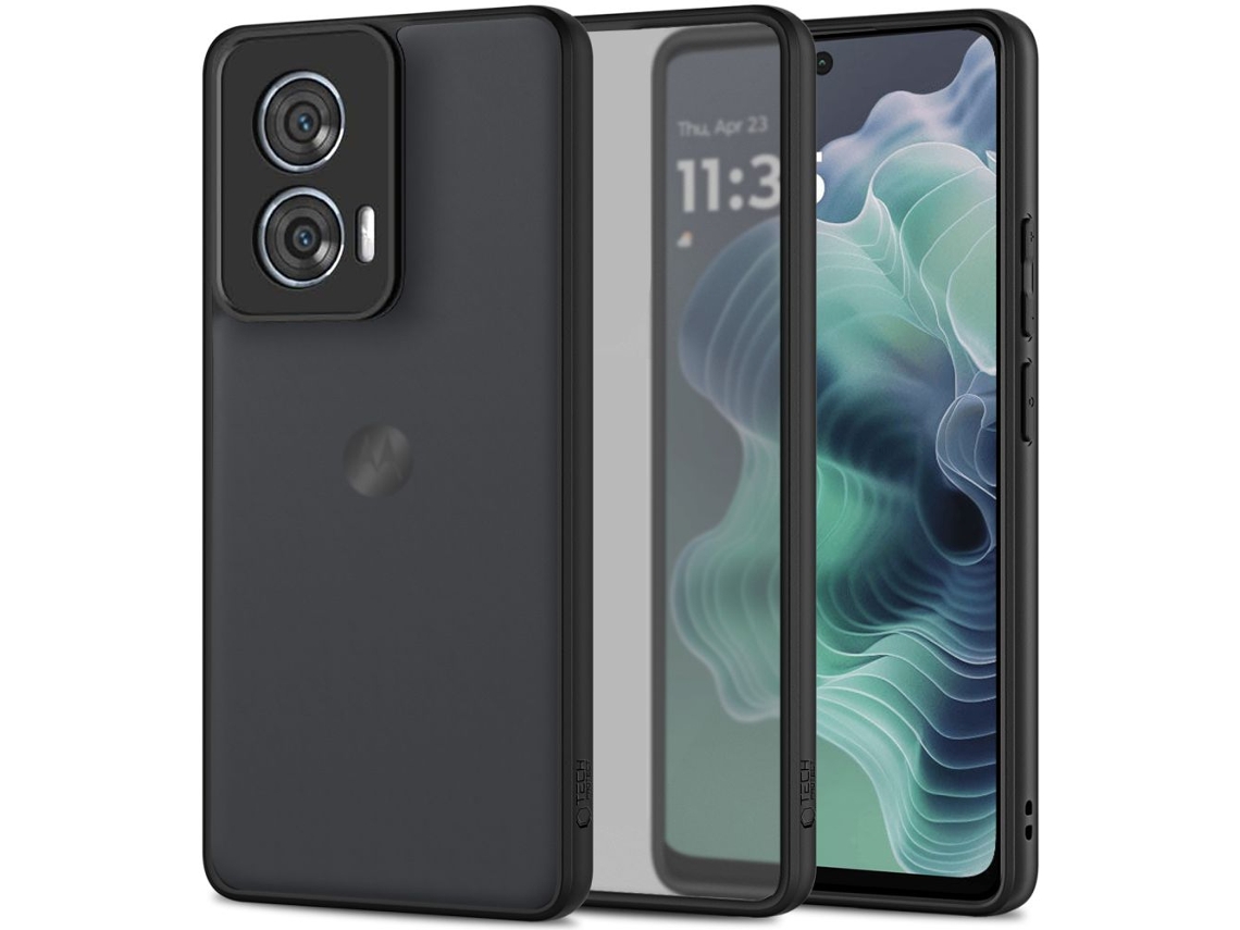 Capa TECH PROTECT Para Motorola Moto G35 5g Magmat Preto Fosco Antiderrapante