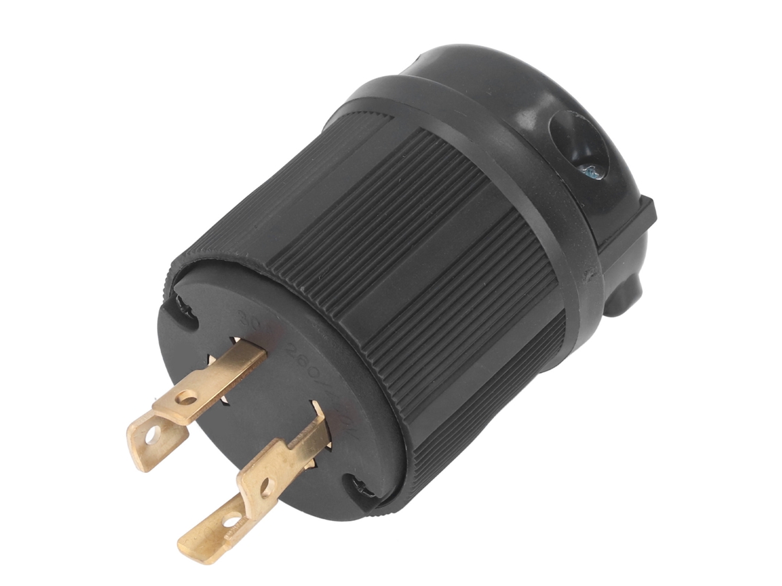 Enchufe de Bloqueio Industrial Awts 4 Furos Pa66 Latão 30a 450v