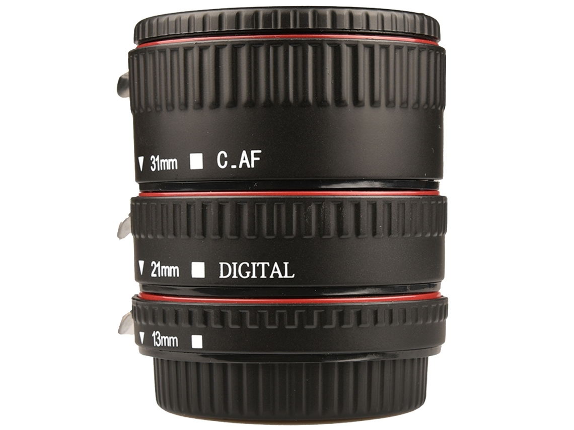 Kit De Tubo Extensor Macro, Anel De Autofoco De Três Peças E Lentes Slr Compatíveis Com Canon.