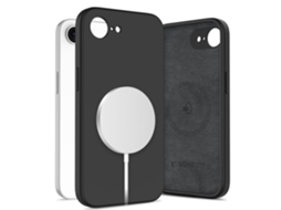 Capa Magsafe De Silicone Líquido TECH PROTECT Para Iphone 16e Com Proteção Contra