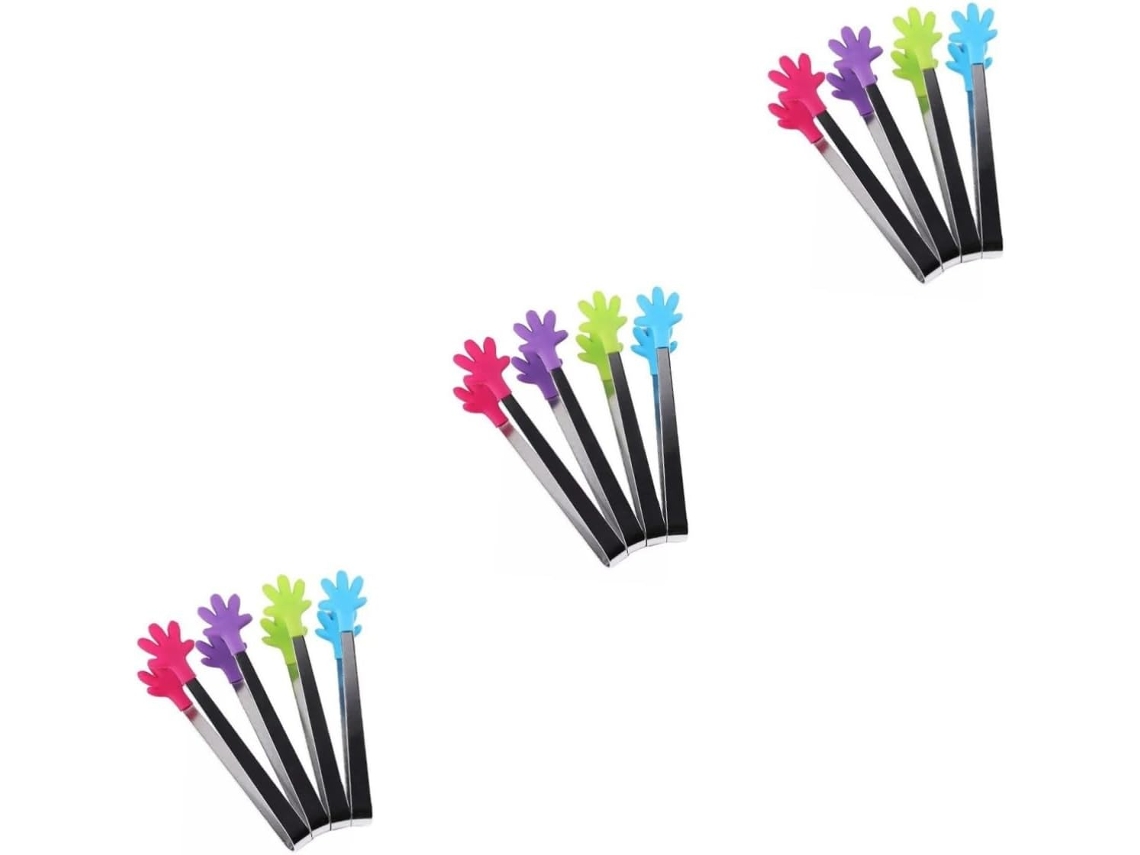 Conjunto De 12 Pinças Multifuncionais Pretyzoom Em Aço Inoxidável, Utensílios Práticos Para Cozinha, Churrasco, Camping