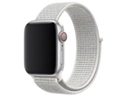 Bracelete Apple Watch 38/41 mm SWISSTEN Nylon (Branco)