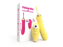 Brinquedo Sexual Rosa Para Estimulação Do Ponto Gdo Clitóris Vibrador De Impulso Feminino Para Orgasmos Mais Rápidos Amarelo Lalamoli