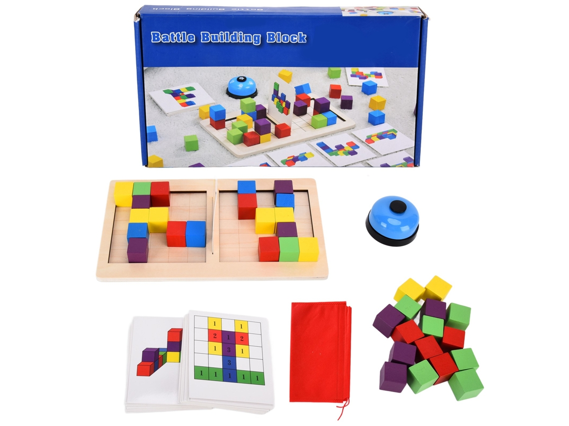 Primerox brinquedos de Blocos de Madeira para Educação Infantil Jigsaw Puzzle com 36 Cartões e Blocos