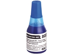Tinta para Carimbo COLOP 802 Secagem Rápida 25 Ml Azul