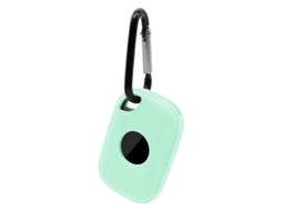 Capa De Silicone Lurelia Para Tile Pro 2024, Proteção De Rastreador Bluetooth Tipo C Com Fivela - Verde Menta