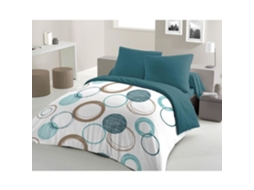 Conjunto edredão - edredão 240 x 260 cm + 2 fronhas 63 x 63 cm - Azul pato HOME LINGE PASSION