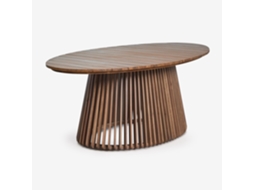Mesa de Jardim Oval 200x110 cm em Madeira de Acácia MURA SKLUM