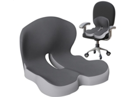Almofada De Assento, Suporte Lombar Ergonômico Para Cadeira De Escritório | Almofada Lombar Confortável Com