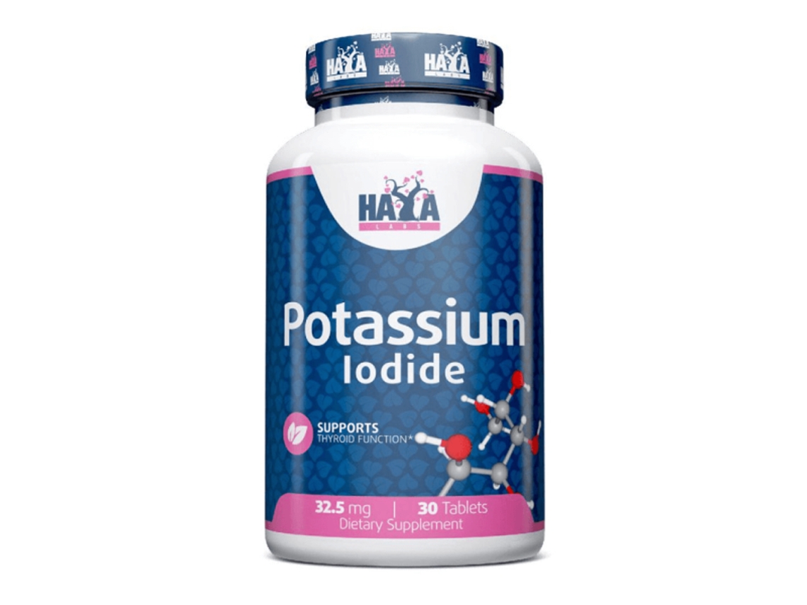 Iodeto De Potássio 32,5mg - 30 Comprimidos De Haya Labs