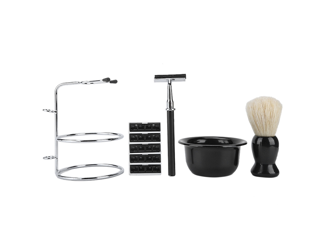 Kit De Afeitado Barbilla Acero Inoxidable 5 Piezas