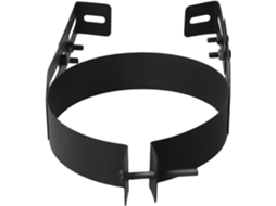 Aço Inoxidável, (16 Suporte Ajustável Para Tubo De Chaminé Com Montagem Na Parede, Para