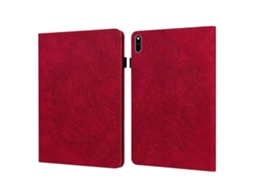 Capa Para Tablet Huawei Matepad 10.4 Com Estampa De Pavão Em Relevo, Em Tpu E Couro Pu.
