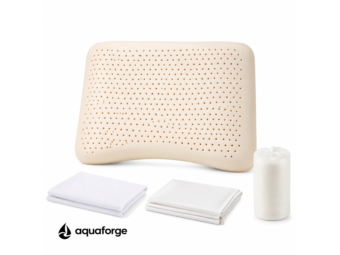 Almofada Cervical Ergonómica Látex 35 X 57 Cm