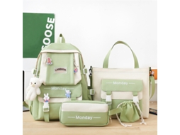 Conjunto FEGAR 2 de Mochila Escolar Infantil Kawaii Mochila Escolar Feminina