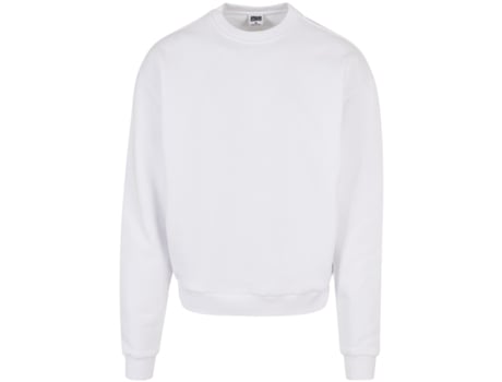 Sweatshirt para Homem URBAN CLASSICS (3XL - Algodão - Branco)