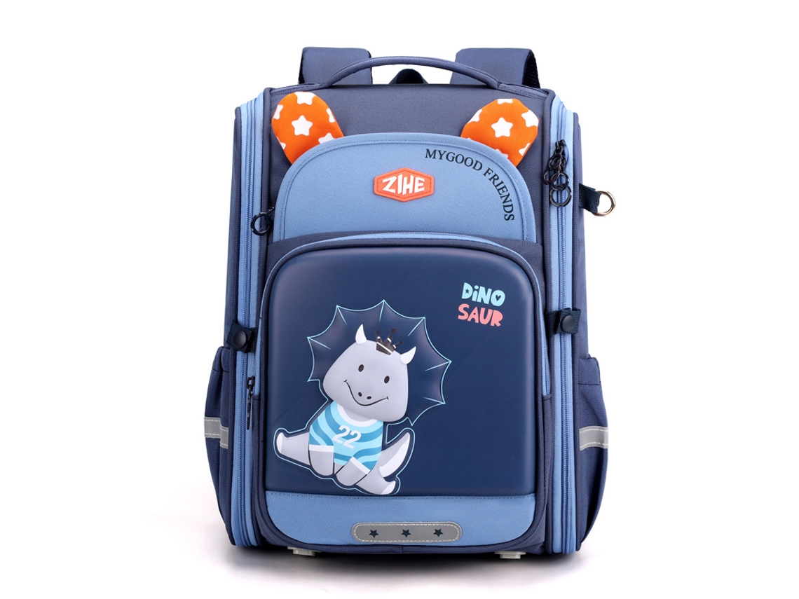Mochila Escolar Leve, Impermeável E Com Um Design Adorável De Desenhos Animados, Ideal Para Crianças Do Pré-escolar Azul Hexinyigjly