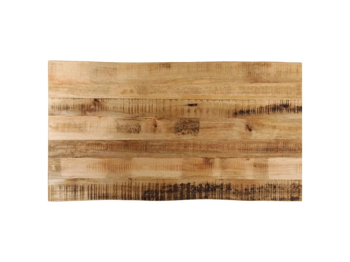 Vidaxl Tampo De Mesa C/borda Viva 100x60x2,5cm Mangueira Áspera Maciça
