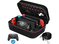 Proteção Completa para o Switch: uma Bolsa a Tiracolo de Estrutura Rígida com Revestimento Interior Macio. ZYBLSSBB