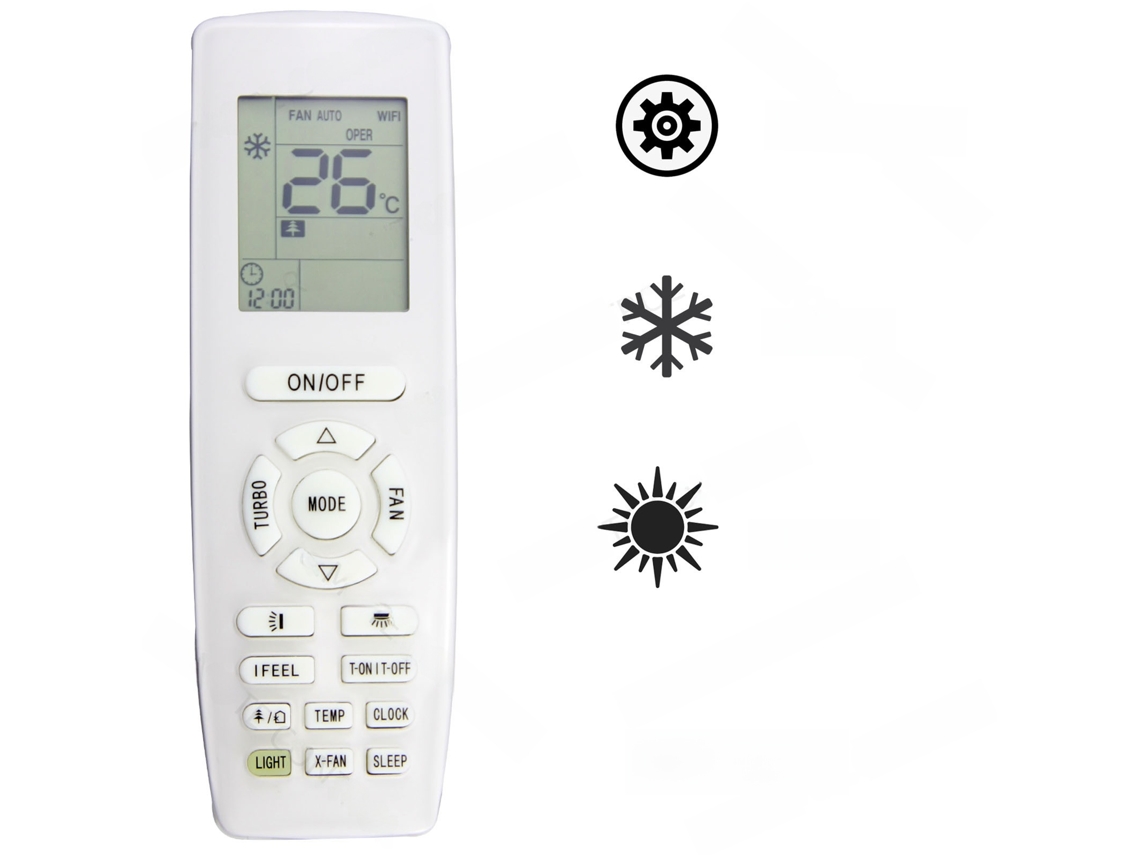 Controle Remoto de Ar Condicionado HENTEN HOME para Tosot Yap1f