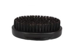 Pincel De Barba De Madeira Para Remoção De Sujeira, Óleo E Cabelo Quebrado, Oval E Portátil Para Cuidado E Suavização Da Barba