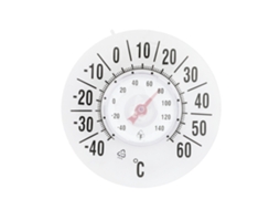 Medidor Sem Fio com Ventosa Interno/externo Relógio Preciso, Acessório Meteorológico Compacto e Durável para Casa, Quarto Ou Janela. X001