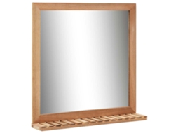 Mirror, Mirrors Vidaxl Marrom Madeira