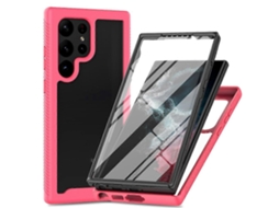Capa Protetora Transparente De Dupla Camada Integrada Para Samsung Galaxy S23 Ultra 5g (tpu + Pc + Pet).