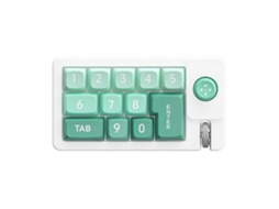 Teclado Mecânico Personalizável K810 Com Teclas Hot Swappable E Macros. Teclado Programável De 12 Teclas, Preto. Everley891