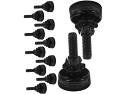 Tehaux Conjunto De 12 Pés Niveladores Ajustáveis Para Móveis, Armários, Mesas E Cômodas Fáceis De Instalar Usar