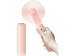 Ventilador Portátil De Mão, Mini Ventilador De Bolso, Ventilador De Mesa Pessoal Dobrável Com Bateria Externa, Casa