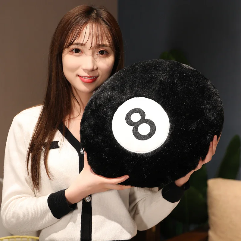 Almofada/encosto de Sofá para Simulação de Bilhar para Adultos, Travesseiro Confortável MDUG (preto e Branco, 50 Cm)