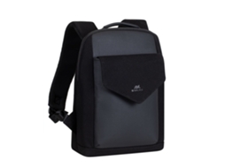 RIVACASE Mochila para Computador Portátil de 13 3'' Urban Canvas Cardiff Preto