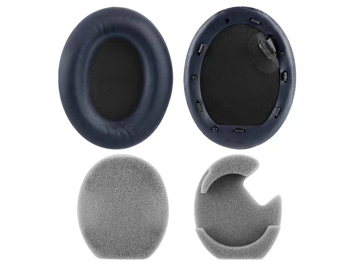 Ponteiras Auriculares De Substituição Para 2000xm4 Azul Meia Noite Material De Isolamento Acústico 2 Unidades Yunzii