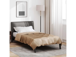 Vidaxl Duvet De Ano Inteiro 140 X 200 Cm 300 Gsm Ouro