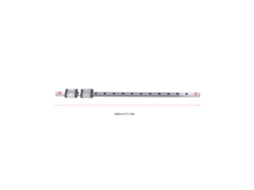 Laxiscreed Guia Linear Mgn12c Em Aço Inoxidável De Alta Precisão Para Máquinas E Automação